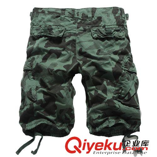 夏季短褲 新款男士多口袋工裝短褲 純棉迷彩軍裝短褲戶外休閑工裝褲 男批發原始圖片3