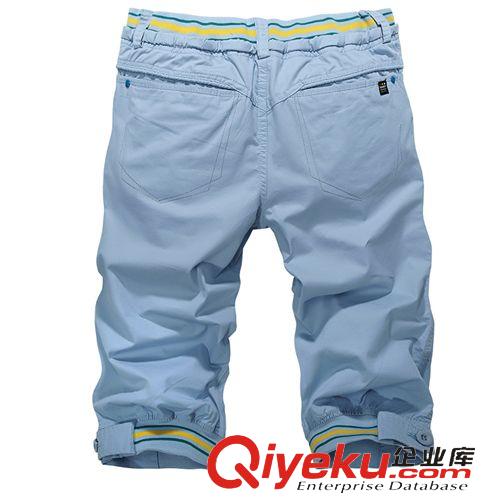 夏季短褲 夏裝新品男式休閑褲 韓版休閑短褲 全棉修身五分褲男士運動短褲潮原始圖片2