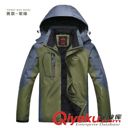 戶外沖鋒衣 亞馬遜速賣通戶外大碼沖鋒衣男女情侶款登山服春季新品薄款沖鋒衣原始圖片3
