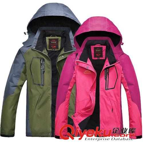 戶外沖鋒衣 春季廠服工作服 大碼防風連帽工作服 情侶款團體制服勞保服工裝新原始圖片2