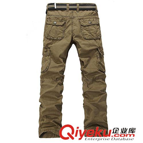 工裝長(zhǎng)褲 新款男式休閑褲 男士工裝長(zhǎng)褲 品牌戶外多口袋長(zhǎng)褲男士休閑褲大碼原始圖片2