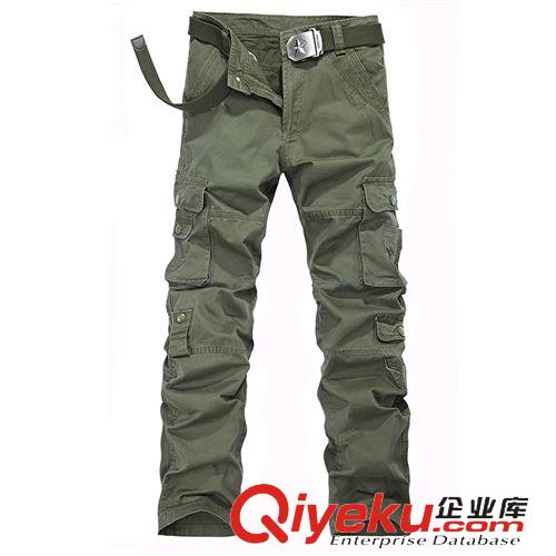 工裝長(zhǎng)褲 新款男式休閑褲 男士工裝長(zhǎng)褲 品牌戶外多口袋長(zhǎng)褲男士軍裝褲大碼原始圖片2