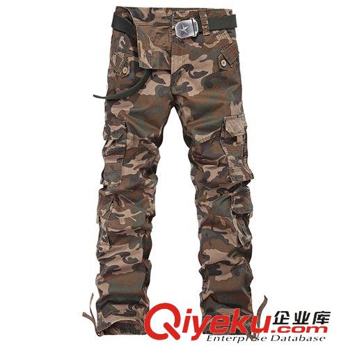 工裝長(zhǎng)褲 批發(fā)外貿(mào)歐美風(fēng)男式休閑褲 大碼迷彩工裝長(zhǎng)褲 男士戶外軍裝休閑褲原始圖片2