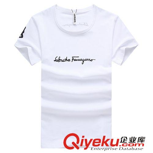 t恤 廠家供應(yīng)男式t恤韓版全棉男士短袖t恤衫印花圓領(lǐng)大碼半袖夏季男裝原始圖片3