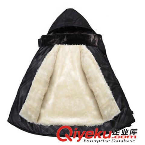 男式棉服 加厚毛絨內膽保暖大碼爸爸男裝冬裝外套棉服棉襖中老年棉衣男式