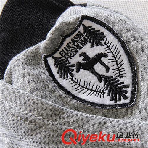 運(yùn)動(dòng)衛(wèi)衣套裝 {zx1}男士短袖套裝 蘭博基尼套裝 韓版修身T恤T201中褲套裝/P36原始圖片3