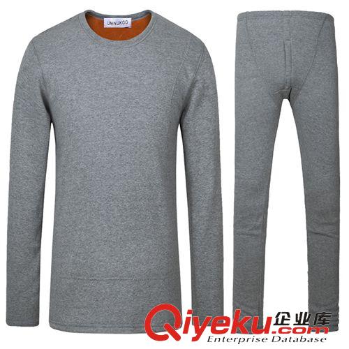 保暖內(nèi)衣套裝 2014男士全棉保暖內(nèi)衣套裝批發(fā)提花加絨加厚皮爾卡丹慈溪廠家