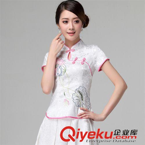 旗袍  名族風 2015春夏女裝新款修身日常復古長袖改良時尚旗袍兩件套裝旗袍原始圖片2