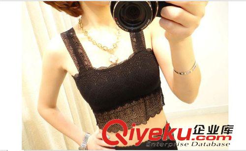 5月5號(hào)新款 2015韓版新款女士?jī)?nèi)搭打底吊帶衫 時(shí)尚蕾絲半截女式吊帶背心批發(fā)原始圖片2