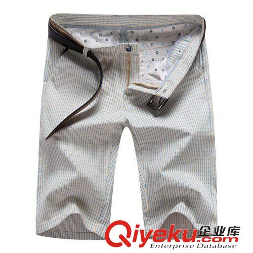 下裝 男式五分褲夏季新款休閑男褲純棉直筒中腰男款褲子夏裝青年中褲原始圖片3