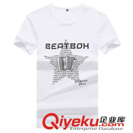 上裝 男士圓領短袖t恤夏裝2015新品休閑純棉男式印花T恤打底衫廠家直銷
