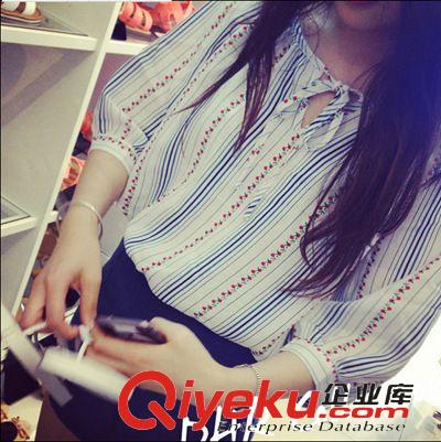 襯衫，襯衣 2015夏季新款女裝韓版七分袖短款開衫衫防曬衫薄款