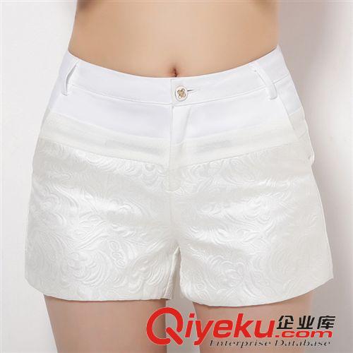 2015.5.1新款 2015夏新款女裝短褲復(fù)古修身顯瘦翹臀緊身中腰顯瘦直筒短褲原始圖片3