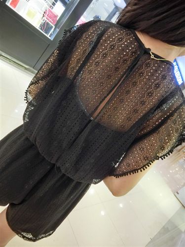 2015.5.15新款 2015{dj2}定制款 超高品質(zhì)精致蕾絲連體褲短褲原始圖片3