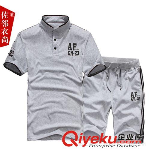 夏季運(yùn)動(dòng)套裝 批發(fā)2015夏季新款A(yù)F男式短袖t恤 男款青春流行運(yùn)動(dòng)純棉短袖t恤原始圖片2