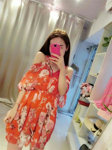 連衣裙 2015夏季新款貓頭鷹花朵印花露肩高腰娃娃裝女時尚V領露肩連衣裙