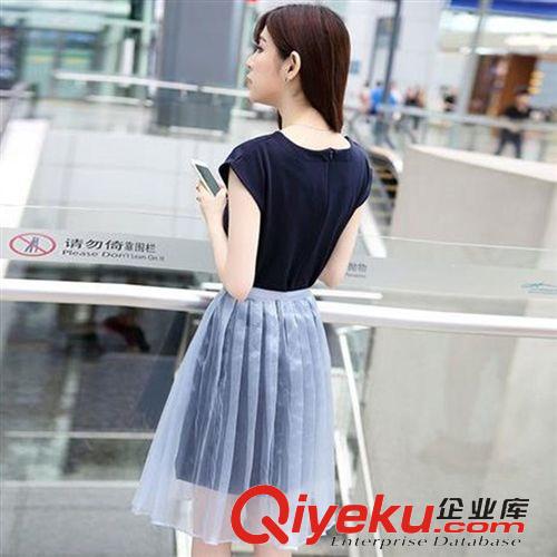 5月9日新款 2015時尚歐洲站夏裝新款韓版女裝韓版雪紡連衣裙潮春夏季套裝裙子