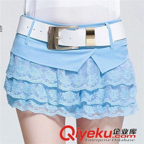 半身裙 2015時(shí)尚新款牛仔短裙小清新A字半身裙百搭修身簡約牛仔裙女批發(fā)