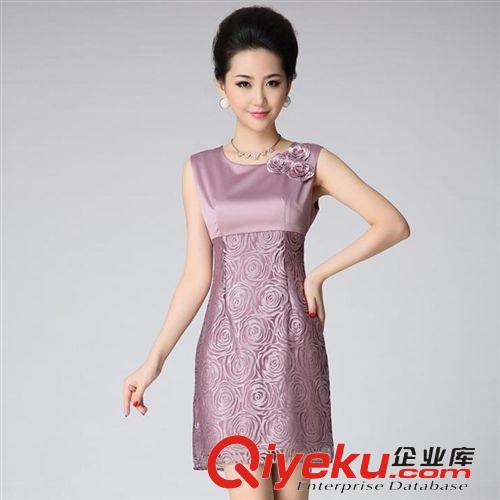 媽媽裝 2015時尚新款簡約大碼女裝中年短袖t恤蕾絲雪紡百搭寬松打底衫女