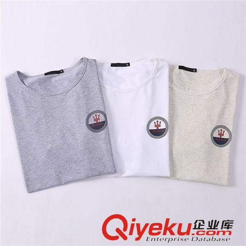 男款運(yùn)動套裝 男裝新款 圓領(lǐng)短袖純色男式休閑套裝 直筒舒適透氣男士t恤套裝