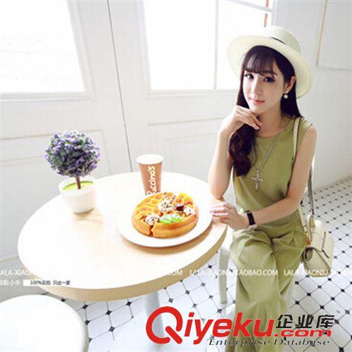 連衣裙 2015夏季女裝新款兩件套淑女短袖棉麻小衫連衣裙