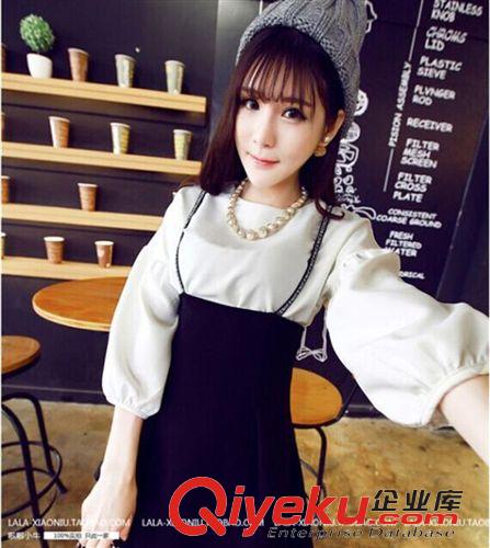 時(shí)尚套裝 韓國(guó)代購(gòu)夏裝新款 女裝收腰短上衣包臀套裝裙