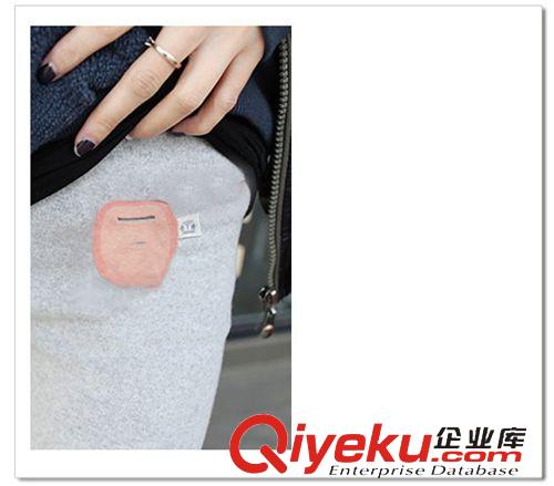 ◤所有商品◥ 韓國(guó)東大門kakamee小貓棉質(zhì)松緊腰顯瘦外穿小兜保暖打底褲 女原始圖片3