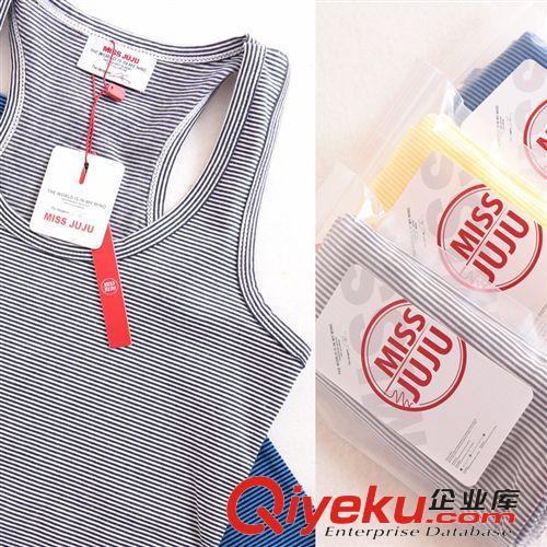 打底衫 夏季新款 細(xì)條紋工字背心 精梳棉純棉運(yùn)動(dòng)打底衫小吊帶 女 批發(fā)