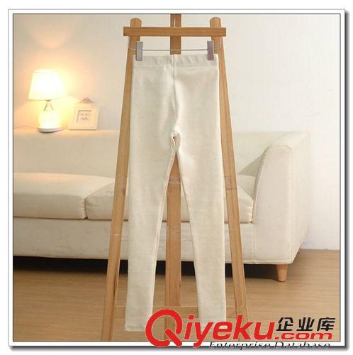 打底褲 字母貼布打底褲 韓國風(fēng)高品質(zhì)磨毛秋冬基礎(chǔ)款打底褲 鉛筆褲批發(fā)原始圖片3