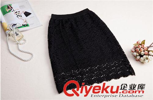 半身裙專區(qū) 明星同款2015新款韓版蕾絲黑色修身包臀Z字裙夏季半身裙