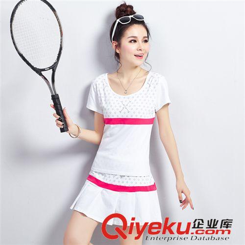 熱銷爆款 2015夏季女裝新款短袖套頭套裝修身收腰美腿休閑運動衣