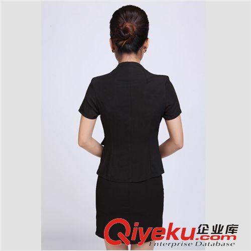 職業裝 2015夏季新款女裝職業裝兩件套韓版時尚gd顯瘦OL女工作服批發