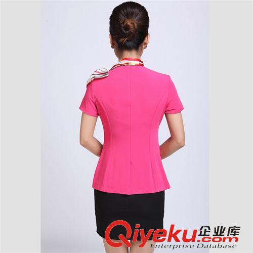 職業裝 2015夏季新款女裝職業裝兩件套韓版時尚gd顯瘦OL女工作服批發