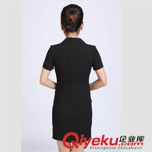 職業(yè)裝 2015夏季新款女裝職業(yè)裝兩件套韓版時(shí)尚g(shù)d顯瘦OL女工作服批發(fā)