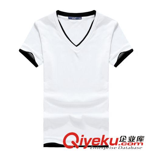 夏季新品專區(qū) 夏季新款男士韓版修身短袖T恤時尚百搭V領(lǐng)男T恤打底衫男裝上衣