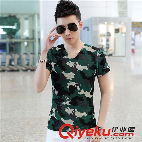 夏季新品專區(qū) 夏季新款男士韓版修身短袖T恤時尚百搭V領(lǐng)男T恤打底衫男裝上衣