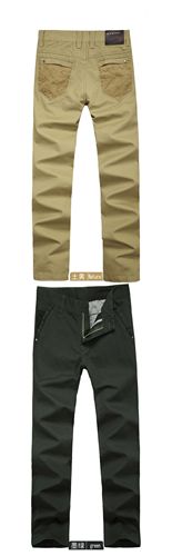 男式休閑褲 2013春秋冬男士休閑褲 潮男褲 休閑褲男 修身純棉男九分褲原始圖片2