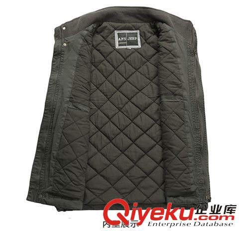 男式休閑馬甲 Afs jeep馬甲 男士秋冬戶外休閑釣魚戰(zhàn)地吉普 純棉多口袋加厚男裝原始圖片3