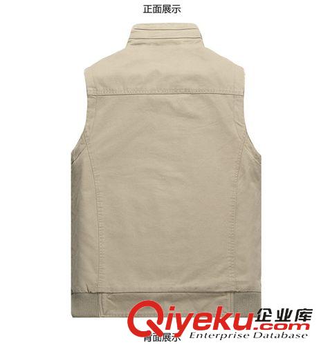 男式休閑馬甲 Afs jeep馬甲 男士秋冬戶外休閑釣魚攝影男裝純棉多口袋導(dǎo)演背心原始圖片3
