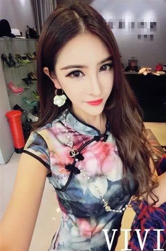 666 微信一手貨源夏季女裝新款復古氣質名媛花朵旗袍連衣裙