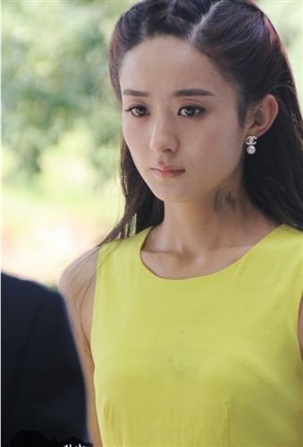444 新款楊冪明星同款夏季女裝甜美修身黃色無袖連衣裙 廠價直批原始圖片2