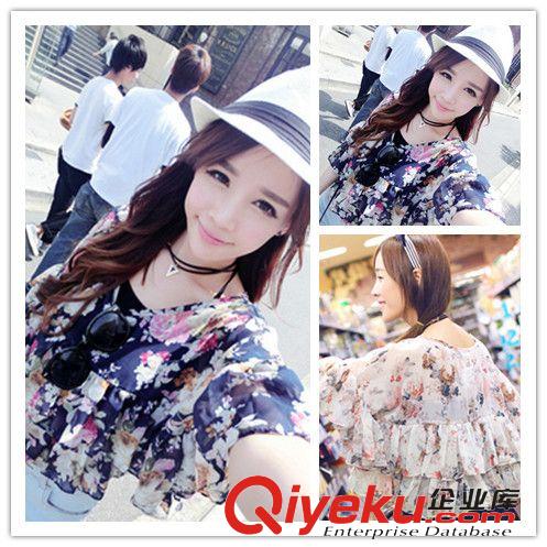 5月25號新款 2015夏新款女裝休閑貓咪印花女式大碼寬松圓領短袖T恤學生裝
