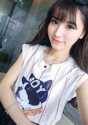 5月25號新款 2015夏裝新款學院風惡搞風印花女式大碼寬松短袖T恤衫學生裝原始圖片3