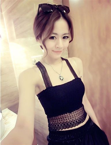 小背心*抹胸 2015夏裝新款 超性感防走光好品質蝴蝶結蕾絲抹胸  廠家直銷原始圖片3