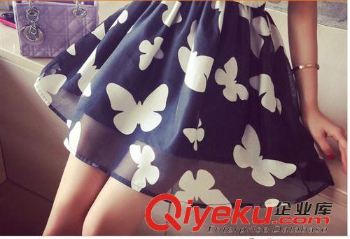 半身裙 2015韓版時(shí)尚蝴蝶結(jié)歐根紗女式傘型半身短裙潮款熱銷學(xué)生閨蜜原始圖片2