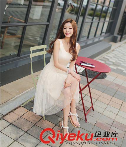 連衣裙 雪紡連衣裙2015夏季新款韓版?zhèn)€性印花修身短袖中長款女上衣