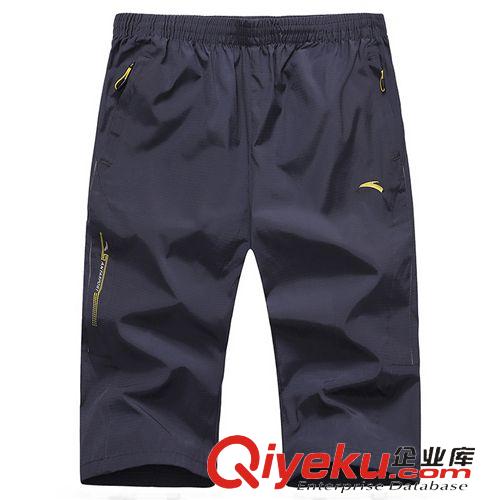休閑運動短褲 批發供應夏季休閑戶外七分褲運動短褲沙灘褲七分褲 1598#原始圖片3