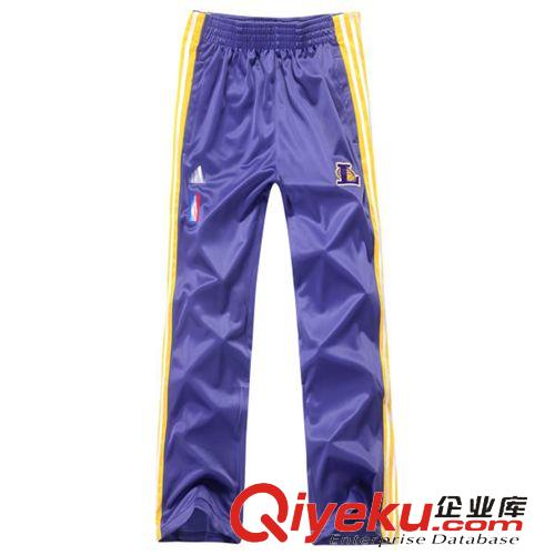 NBA篮球出场服 热火韦德篮球运动长裤 湖人出场服裤全排扣开扣裤 秋冬篮球运动裤