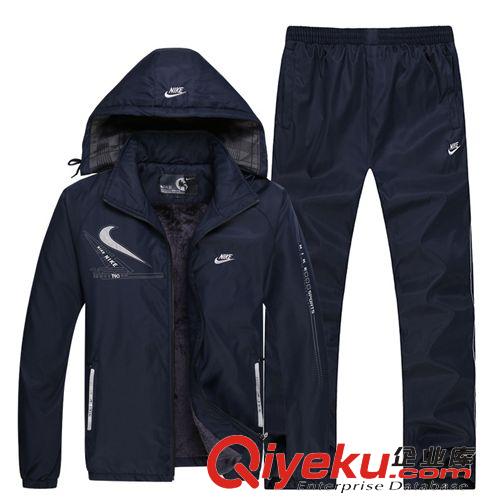 運(yùn)動(dòng)棉衣 2014冬新款運(yùn)動(dòng)服套裝男 冬季加厚保暖中老年休閑衛(wèi)衣外套561