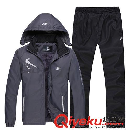 運(yùn)動(dòng)棉衣 2014冬新款運(yùn)動(dòng)服套裝男 冬季加厚保暖中老年休閑衛(wèi)衣外套561